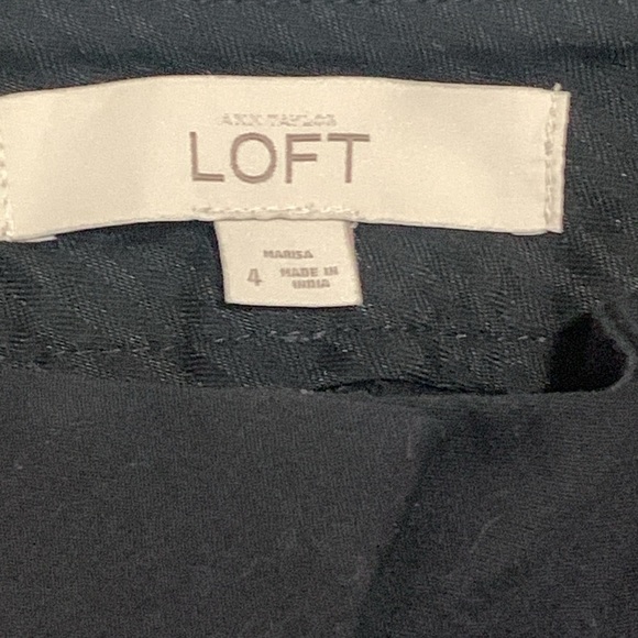 Women’s Loft Black Pants Size 4 EUC - Picture 3 of 6